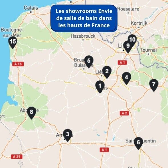 SHOWROOMS  ENVIE DE SALLE DE BAIN du groupe CEDEO